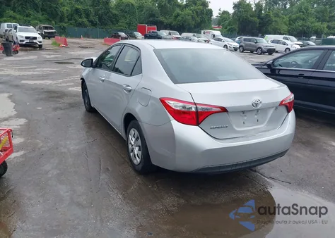 2015 Toyota Corolla L from USA, damaged, VIN 2T1BURHE0FC432880